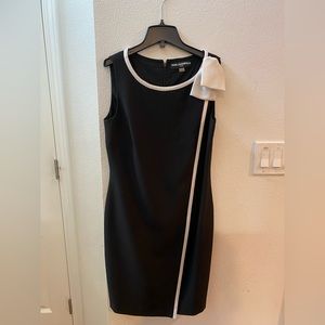 Karl Lagerfeld Knitted Black/White Dress